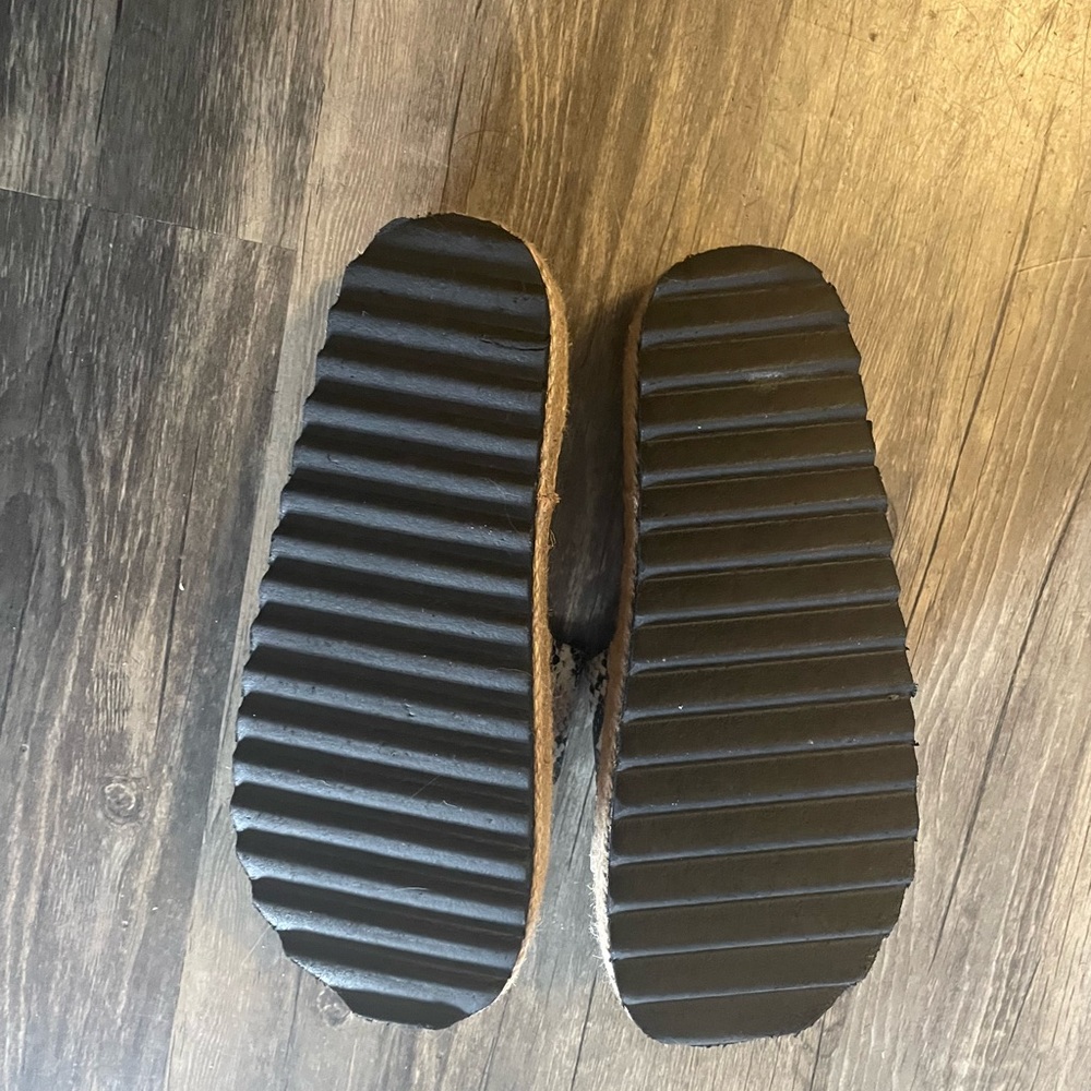 Espadrille Platform Slides With Python Print Size… - image 3